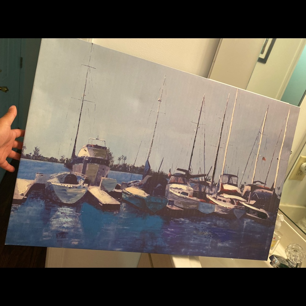 Sailing painting.